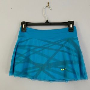 Nike blue tennis skirt